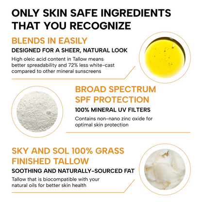 Sky and Sol Mineral Sunscreen SPF 50